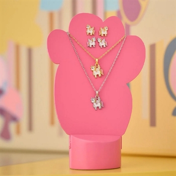 Unicorn Ohrringe in Vergoldet Silber